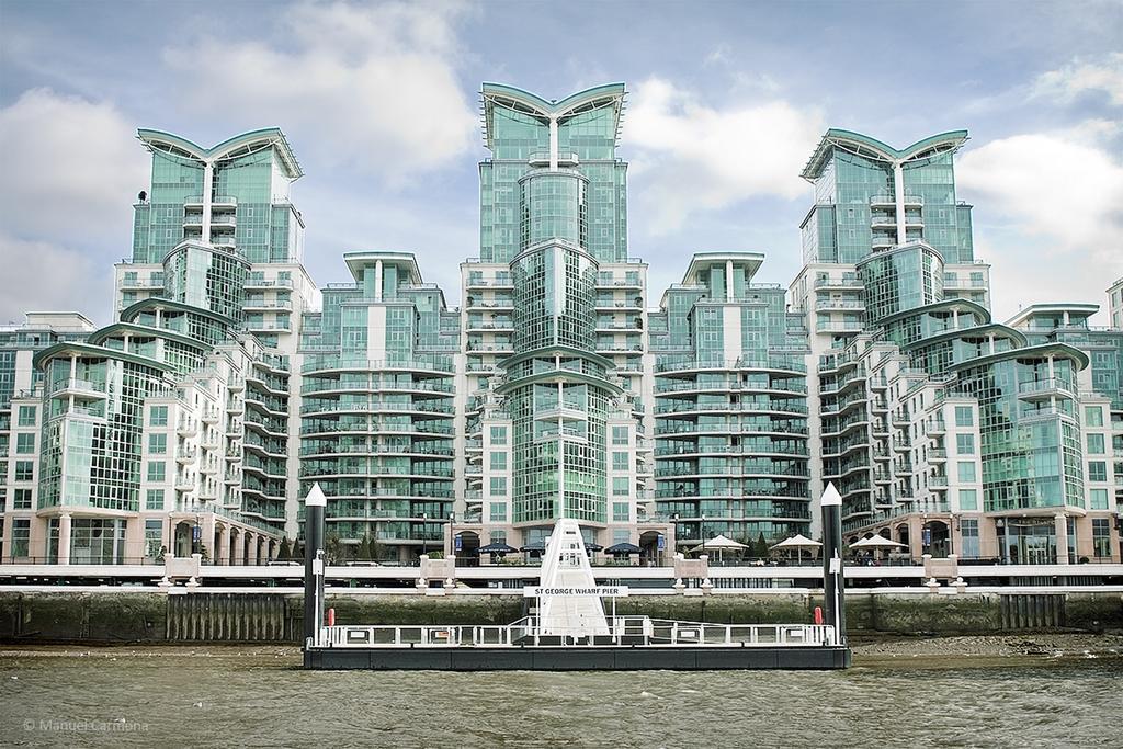 St George Wharf Londra Dış mekan fotoğraf